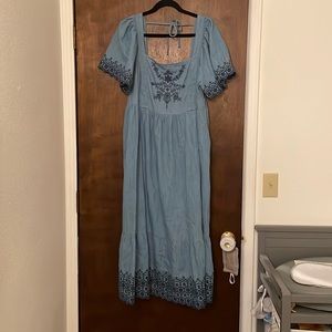 Old Navy Denim Midi Dress
